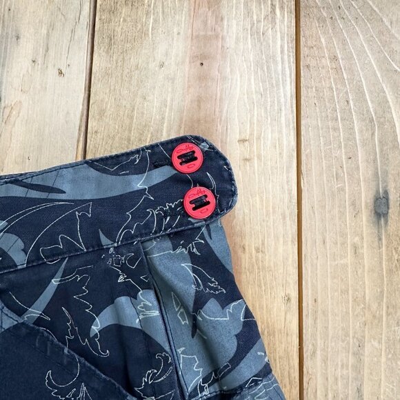 Oakley Canvas Skirt Gray 6‎ Blue Midi - Picture 8 of 8